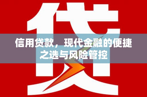 东明信用贷款，现代金融的便捷之选与风险管控