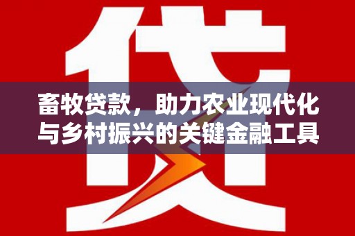东明畜牧贷款，助力农业现代化与乡村振兴的关键金融工具