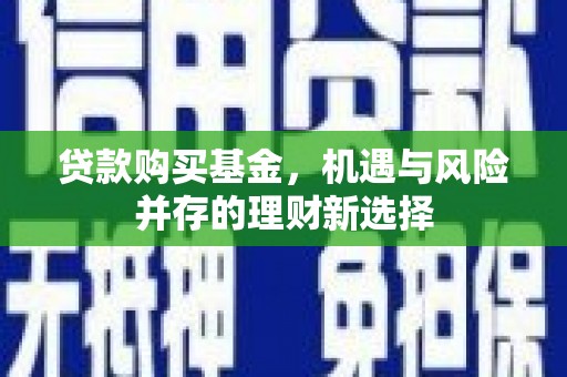 东明贷款购买基金，机遇与风险并存的理财新选择