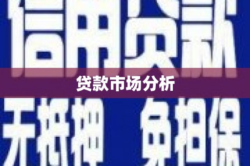 东明贷款市场分析