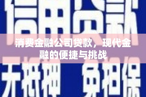 东明消费金融公司贷款，现代金融的便捷与挑战