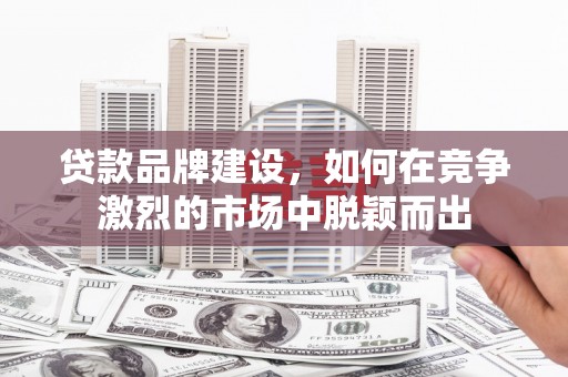 东明贷款品牌建设，如何在竞争激烈的市场中脱颖而出