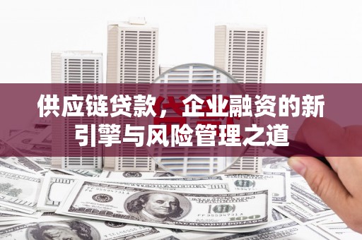 东明供应链贷款，企业融资的新引擎与风险管理之道