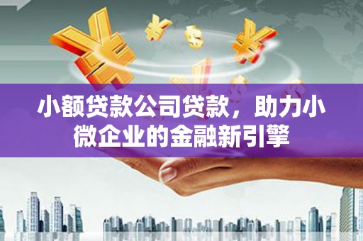东明小额贷款公司贷款，助力小微企业的金融新引擎