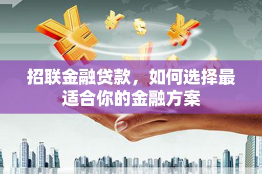 东明招联金融贷款，如何选择最适合你的金融方案