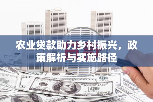 东明农业贷款助力乡村振兴，政策解析与实施路径