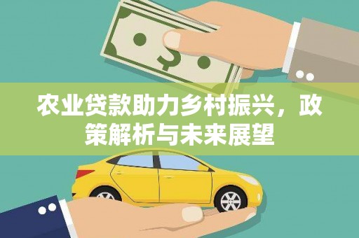 东明农业贷款助力乡村振兴，政策解析与未来展望