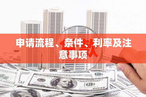 东明申请流程、条件、利率及注意事项
