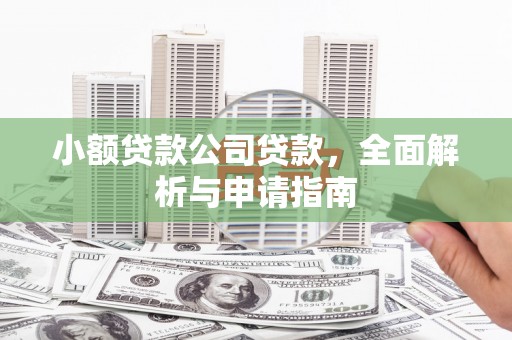 东明小额贷款公司贷款，全面解析与申请指南
