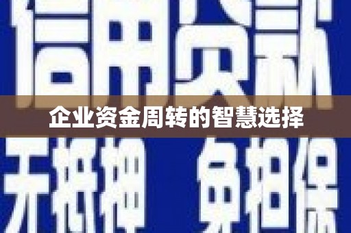 东明企业资金周转的智慧选择