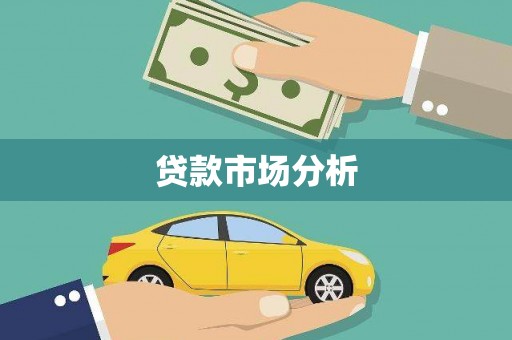 东明贷款市场分析