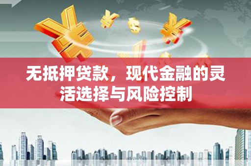 东明无抵押贷款，现代金融的灵活选择与风险控制