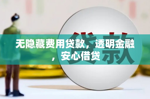 东明无隐藏费用贷款，透明金融，安心借贷