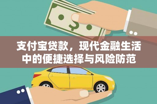 东明支付宝贷款，现代金融生活中的便捷选择与风险防范