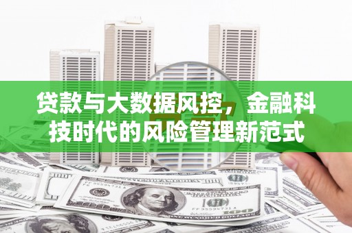 东明贷款与大数据风控，金融科技时代的风险管理新范式