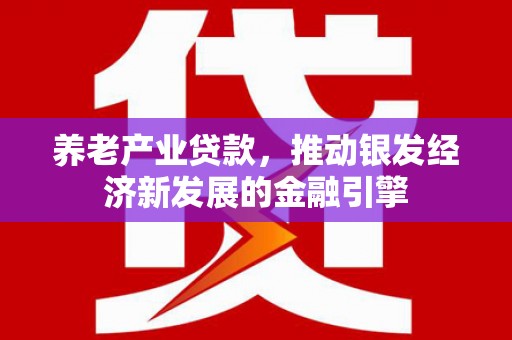 东明养老产业贷款，推动银发经济新发展的金融引擎