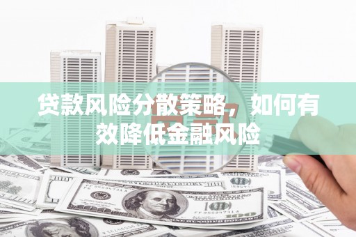 东明贷款风险分散策略，如何有效降低金融风险