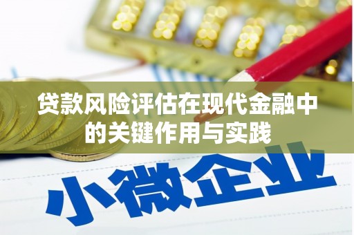 东明贷款风险评估在现代金融中的关键作用与实践