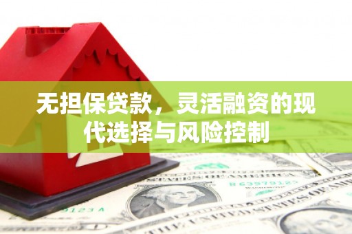 东明无担保贷款，灵活融资的现代选择与风险控制