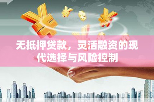 东明无抵押贷款，灵活融资的现代选择与风险控制