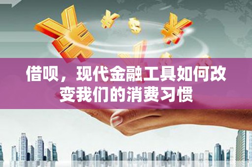 东明借呗，现代金融工具如何改变我们的消费习惯