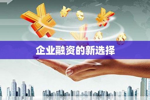 东明企业融资的新选择