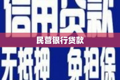 东明民营银行贷款