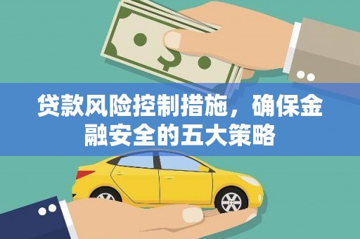 东明贷款风险控制措施，确保金融安全的五大策略