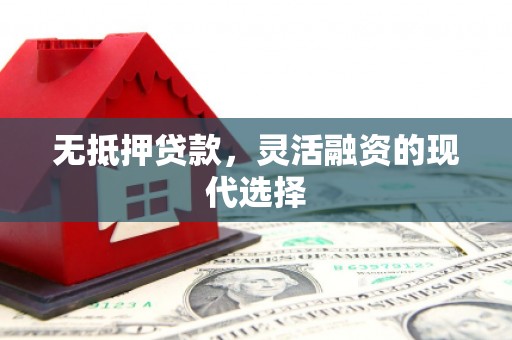 东明无抵押贷款，灵活融资的现代选择