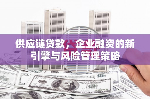 东明供应链贷款，企业融资的新引擎与风险管理策略
