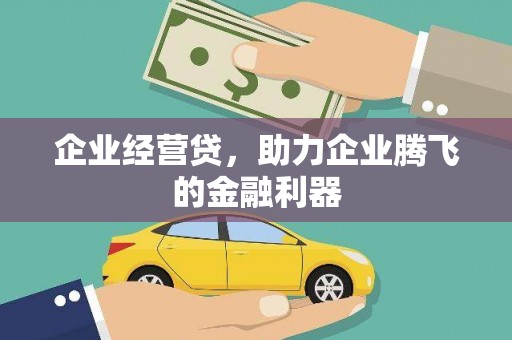 东明企业经营贷，助力企业腾飞的金融利器