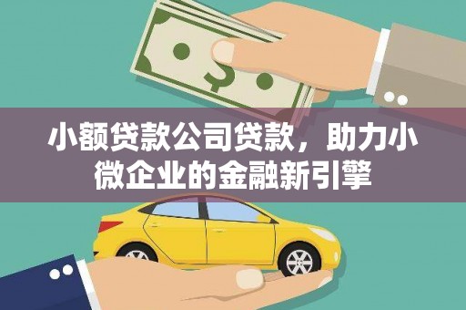 东明小额贷款公司贷款，助力小微企业的金融新引擎