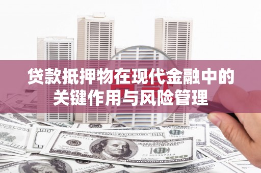 东明贷款抵押物在现代金融中的关键作用与风险管理