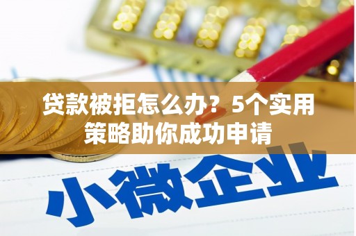 东明贷款被拒怎么办？5个实用策略助你成功申请