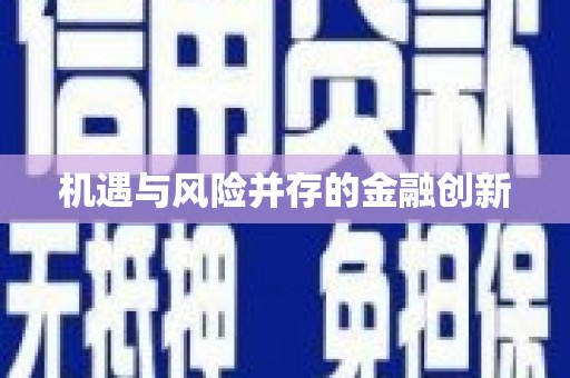 东明机遇与风险并存的金融创新