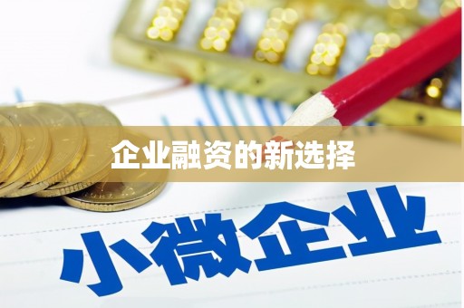 东明企业融资的新选择