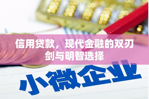 东明信用贷款，现代金融的双刃剑与明智选择